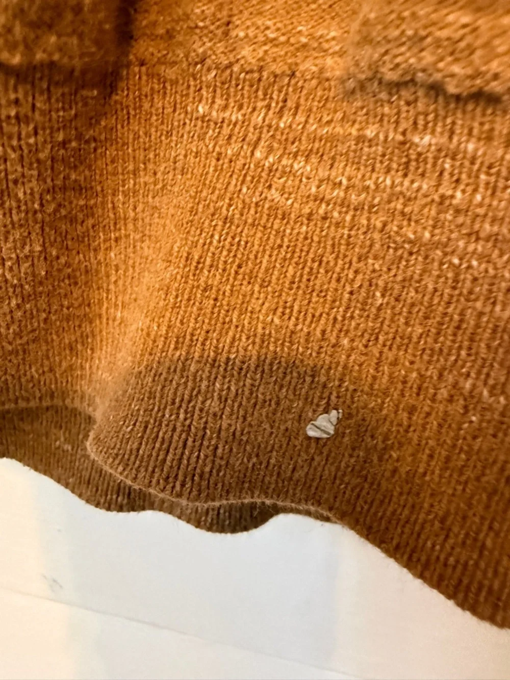 J. Crew Crewneck Sweater in Burnt Orange